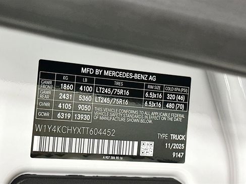 New 2026 Mercedes-Benz Sprinter 2500 image 27