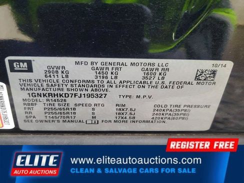 Used 2015 Chevrolet Traverse LT image 26