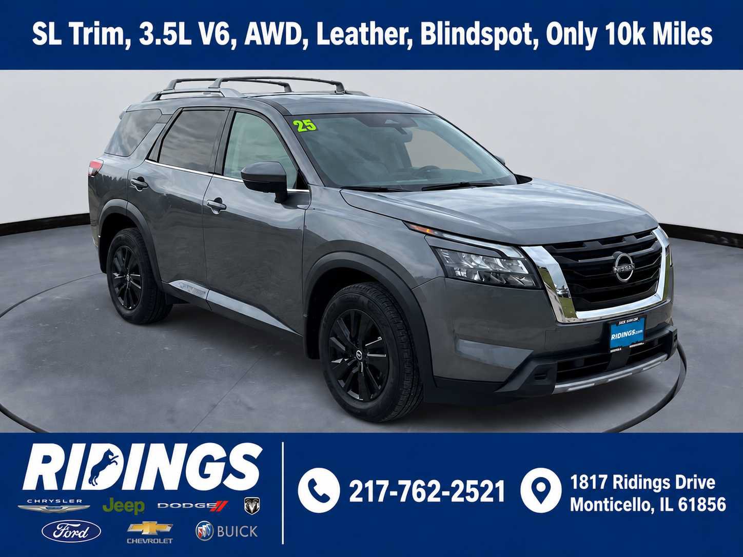 Used 2025 Nissan Pathfinder SL w/ Cargo Package AWD/4WD image 1