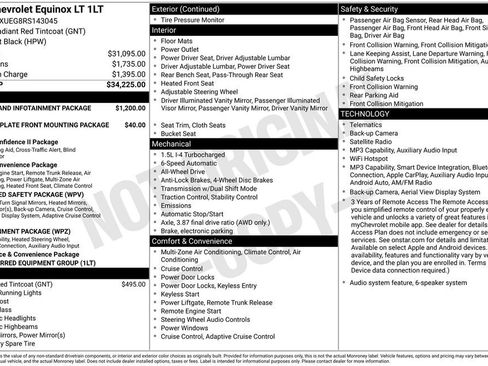 Used 2024 Chevrolet Equinox LT AWD/4WD image 38