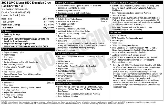 Used 2025 GMC Sierra 1500 Elevation RWD image 31
