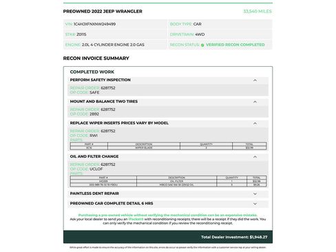 Used 2022 Jeep Wrangler Unlimited Rubicon w/ Cold Weather Group image 32