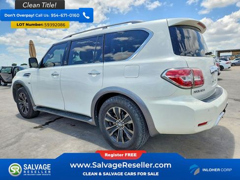 Used 2017 Nissan Armada Platinum w/ Captain Seat Package RWD image 3