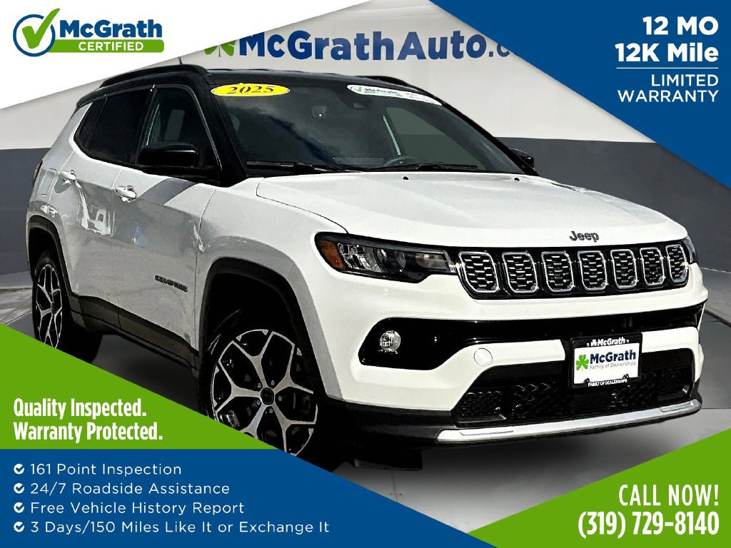 Used 2025 Jeep Compass Limited AWD/4WD image 1