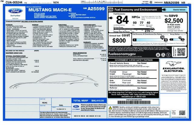 Used 2022 Ford Mustang Mach-E GT AWD/4WD image 20