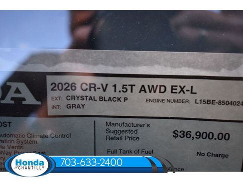 New 2026 Honda CR-V EX-L image 35