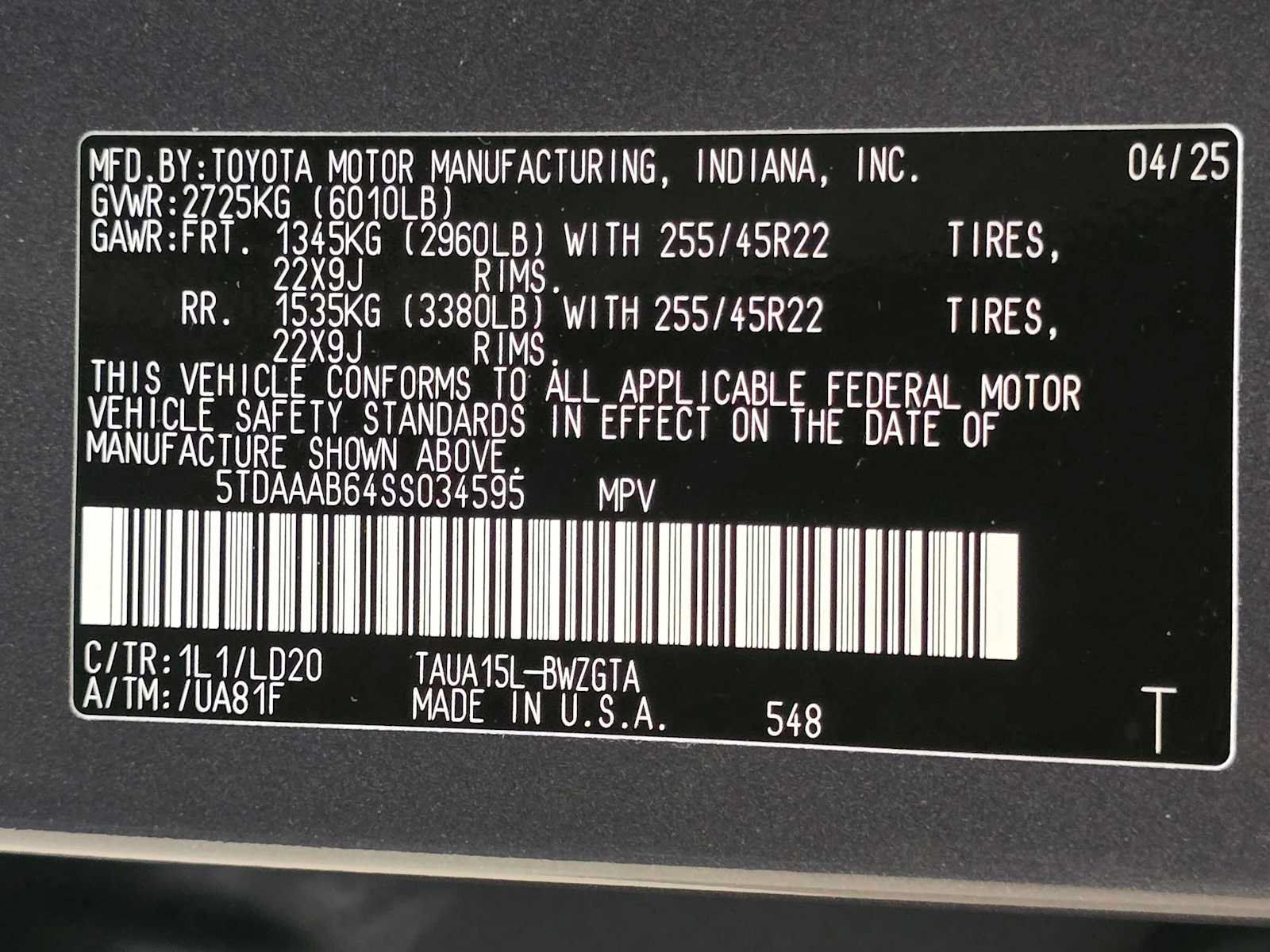 Used 2025 Lexus TX 350 AWD w/ Technology Package image 33