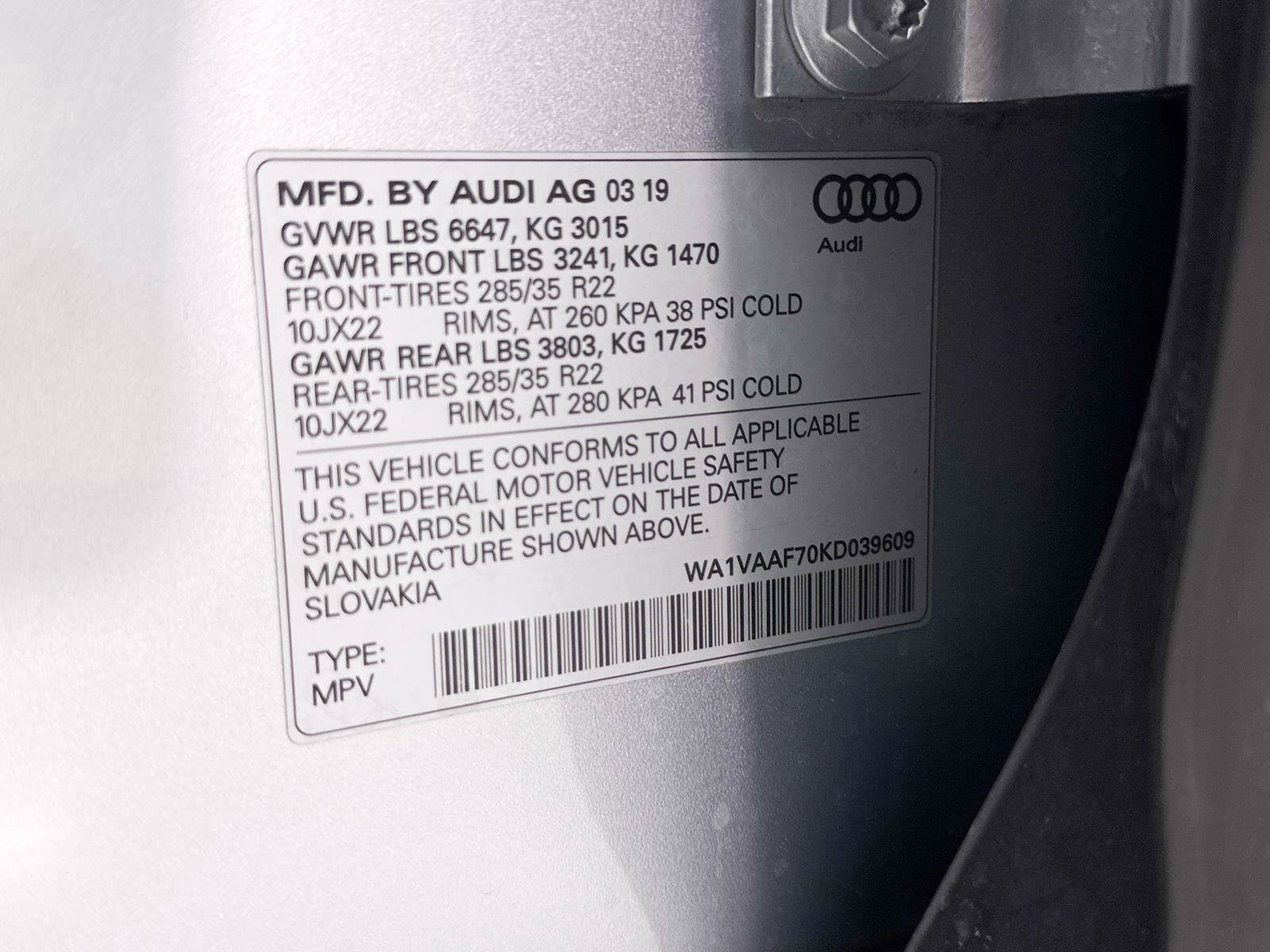 Used 2019 Audi Q7 3.0T Prestige w/ Prestige Package AWD/4WD image 36