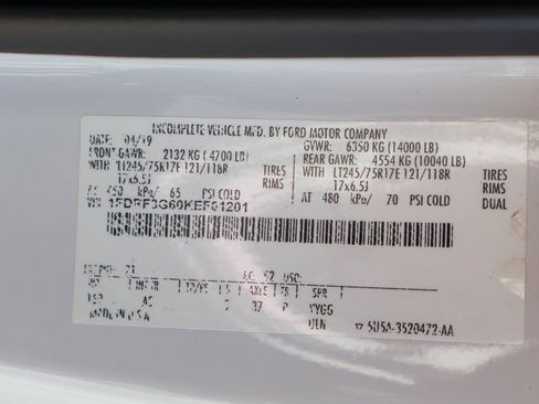 Used 2019 Ford F350 XL w/ XL Value Package RWD image 50