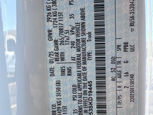 New 2025 Ford F150 XL w/ Equipment Group 103A High image 13