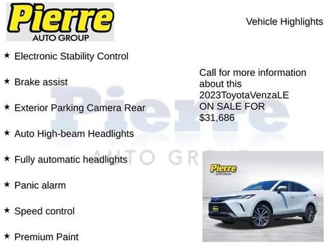 Used 2023 Toyota Venza LE AWD/4WD image 15