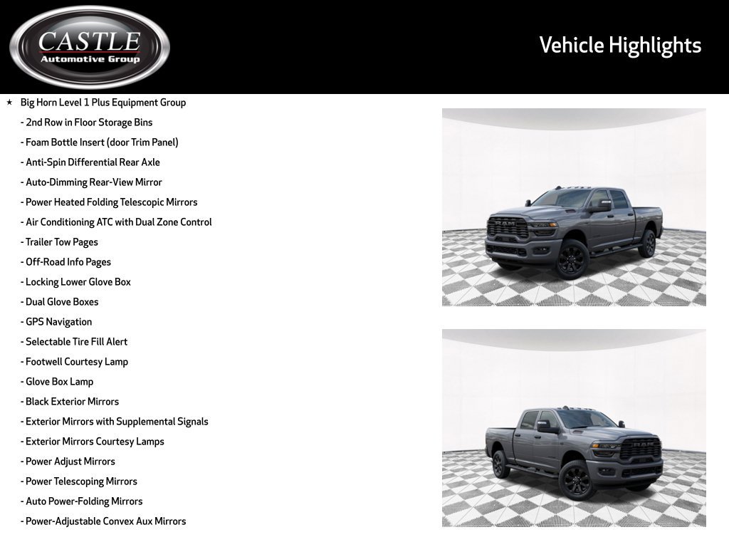 New 2027 RAM 2500 Big Horn AWD/4WD image 3
