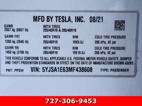 Used 2021 Tesla Model S Plaid AWD/4WD image 26