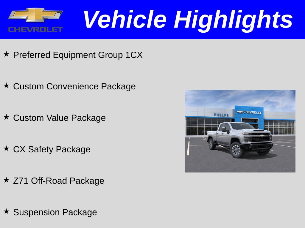 New 2026 Chevrolet Silverado 2500 Custom w/ Custom Value Package AWD/4WD image 2