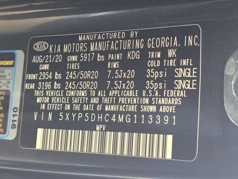 Used 2021 Kia Telluride SX w/ Nightfall Edition Package AWD/4WD image 39