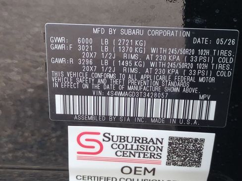 New 2026 Subaru Ascent Limited AWD/4WD image 36