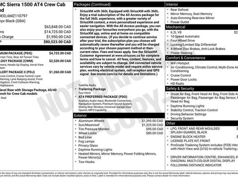 Used 2021 GMC Sierra 1500 AT4 w/ AT4 Premium Package AWD/4WD image 14