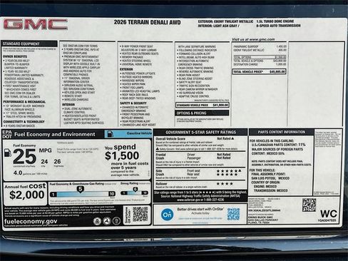 New 2026 GMC Terrain Denali image 21