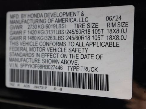 Used 2024 Honda Ridgeline TrailSport image 34