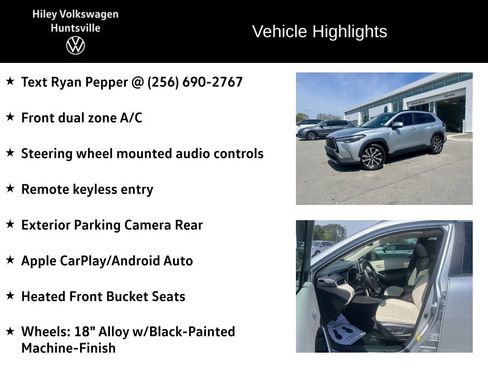 Used 2022 Toyota Corolla Cross XLE w/ Convenience Package image 6