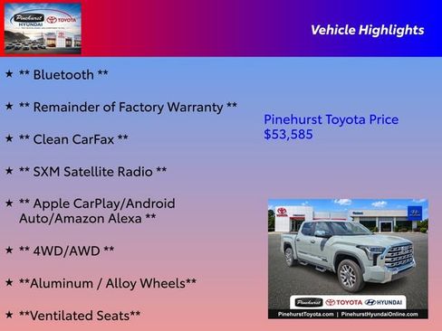 Used 2024 Toyota Tundra 1794 Edition AWD/4WD image 16