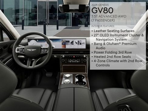New 2026 Genesis GV80 3.5T Advanced image 17