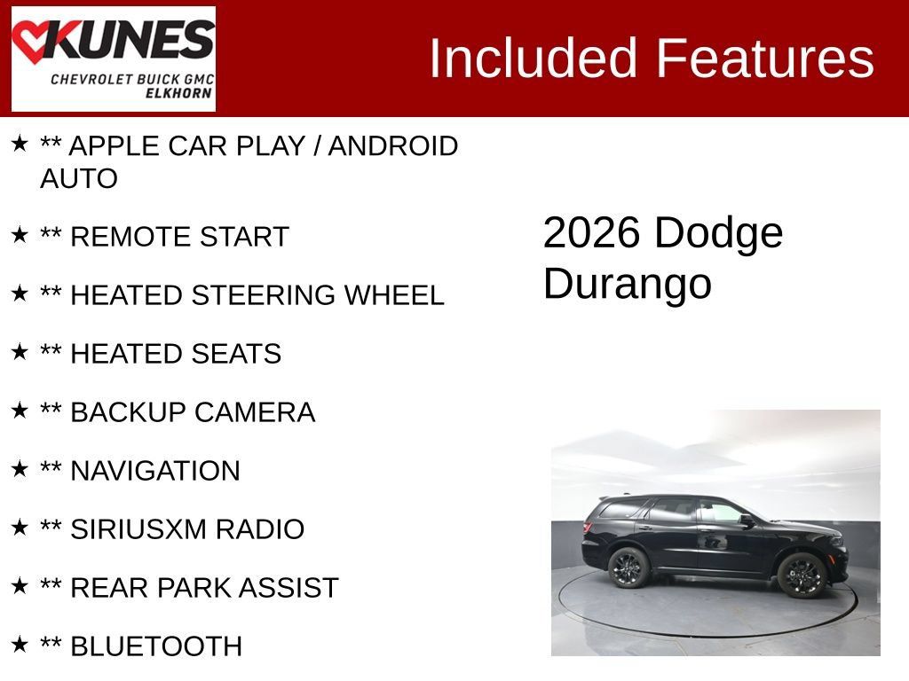Used 2026 Dodge Durango GT AWD/4WD image 2
