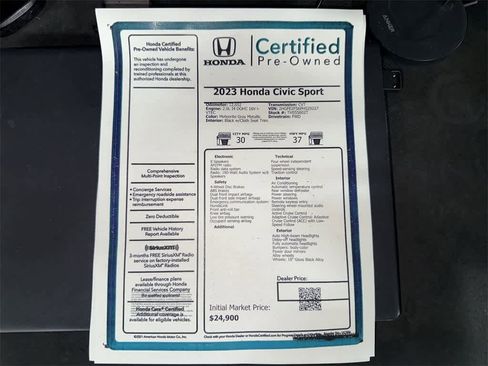 Used 2023 Honda Civic Sport image 13