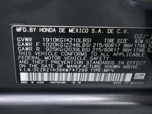 Used 2024 Honda HR-V LX image 17
