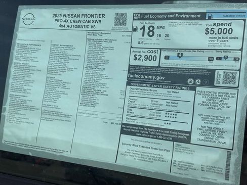 New 2025 Nissan Frontier PRO-4X w/ Pro Premium Package image 10