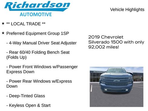 Used 2019 Chevrolet Silverado 1500 RST w/ All-Star Edition image 11