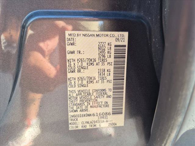 Used 2022 Nissan Frontier S w/ Technology Package AWD/4WD image 24