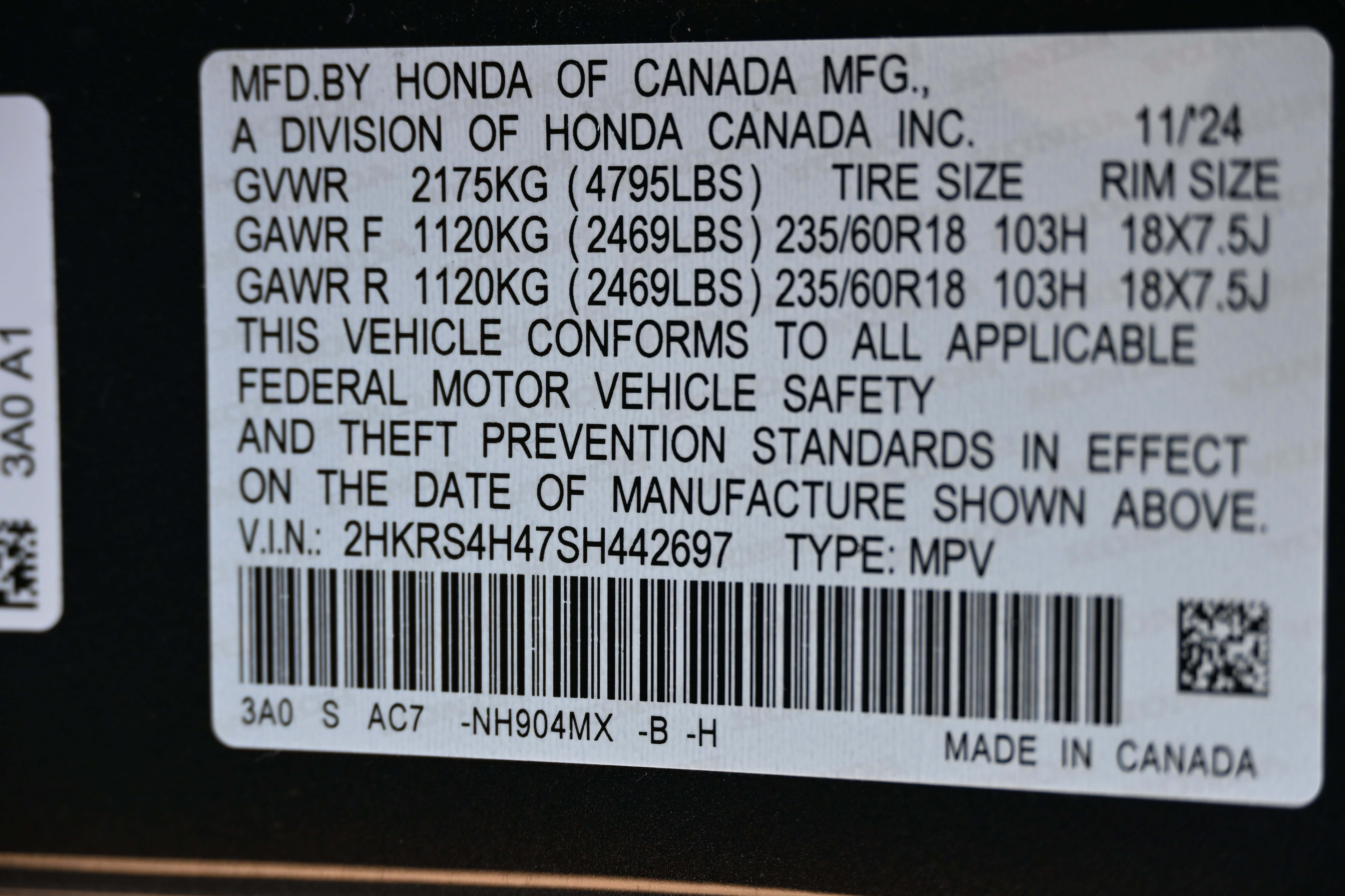 Certified 2025 Honda CR-V EX image 18