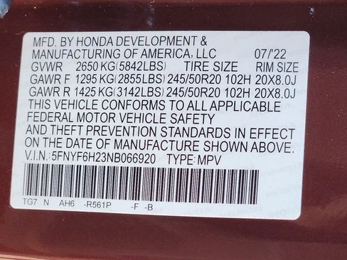 Used 2022 Honda Pilot Special Edition image 28