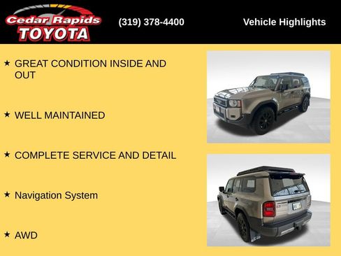 Used 2024 Toyota Land Cruiser AWD/4WD image 8