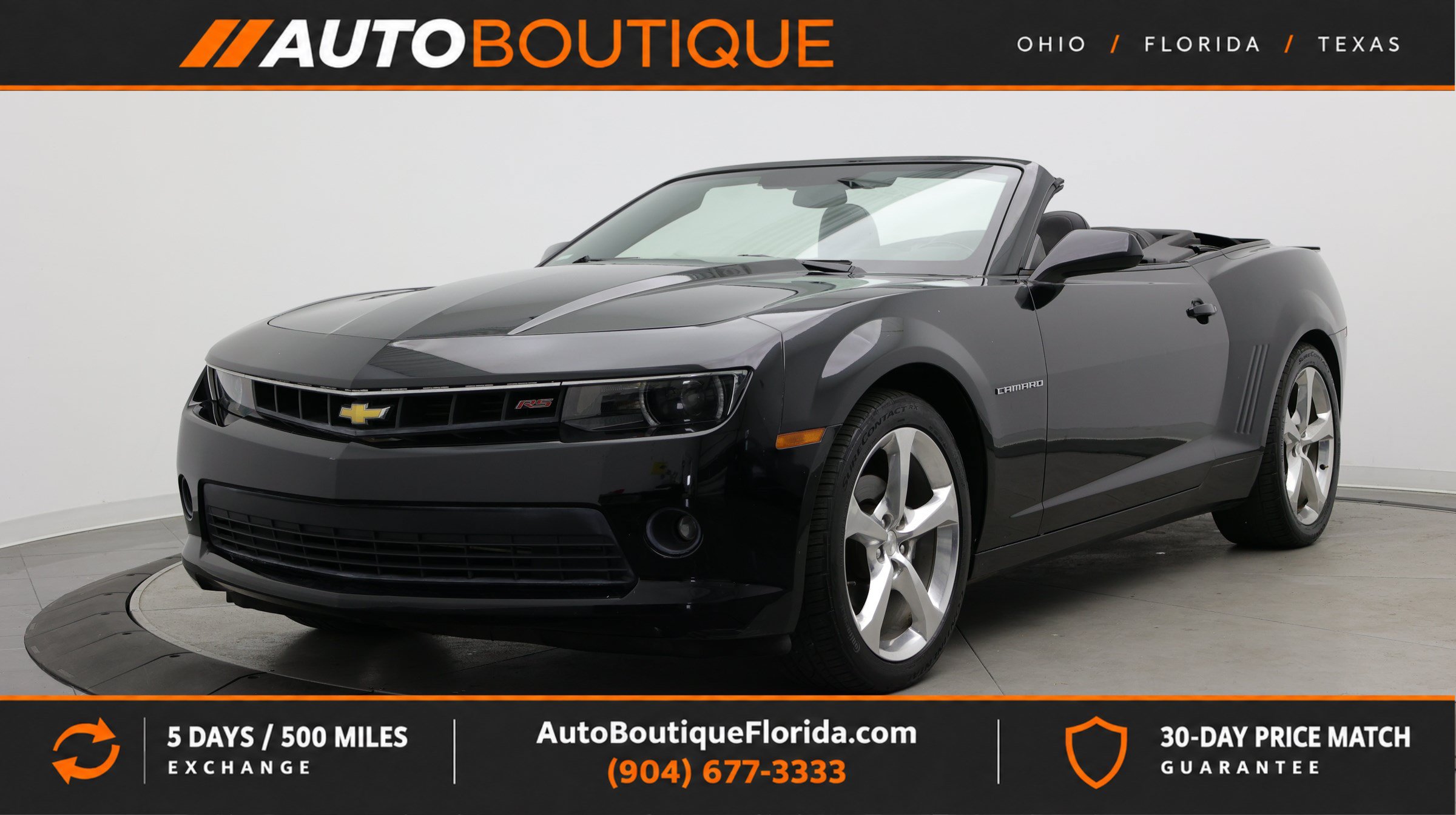 Used 2014 Chevrolet Camaro LT w/ RS Package RWD image 1