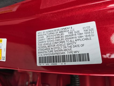 Certified 2023 Honda Pilot EX-L image 32