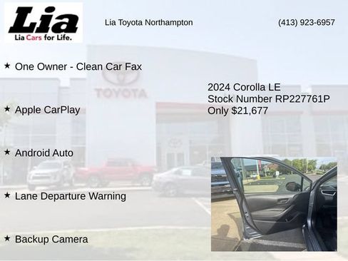 Used 2024 Toyota Corolla LE FWD image 7