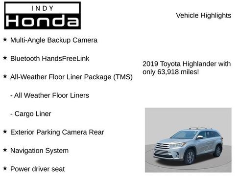 Used 2019 Toyota Highlander XLE AWD/4WD image 8