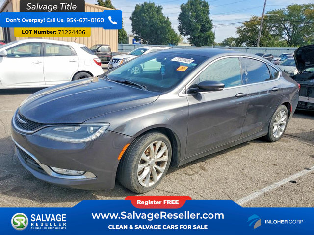 Used 2015 Chrysler 200 C w/ Navigation & Sound Group I FWD image 1