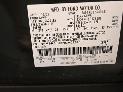 Used 2022 Ford Explorer Timberline AWD/4WD image 30