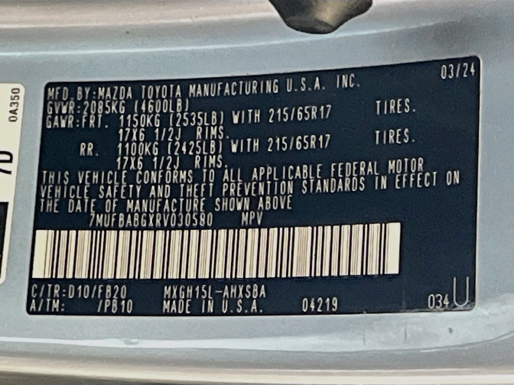 Used 2024 Toyota Corolla Cross AWD Hybrid image 31