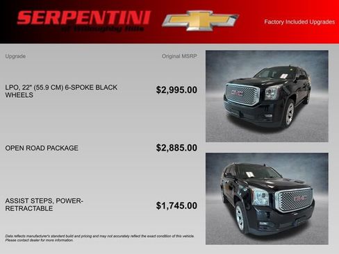 Used 2017 GMC Yukon Denali w/ Open Road Package AWD/4WD image 4