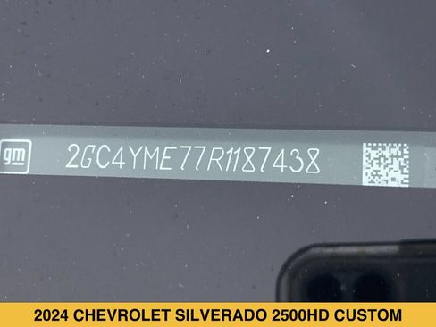 Certified 2024 Chevrolet Silverado 2500 Custom w/ Custom Value Package AWD/4WD image 15