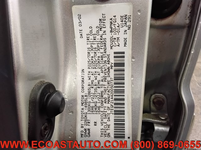 Used 2002 Toyota Highlander 2WD V6 image 16