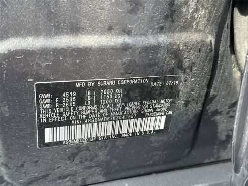 Used 2019 Subaru Legacy 2.5i Sport w/ Popular Package #2B AWD/4WD image 18