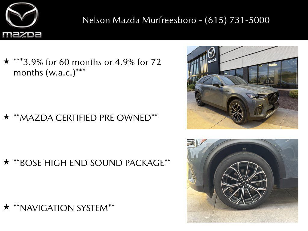 Certified 2025 MAZDA CX-70 Plug-In Hybrid w/ Premium Plus AWD/4WD image 32