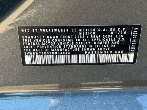 New 2026 Volkswagen Jetta Sport image 19