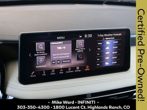 Certified 2025 INFINITI QX60 Sensory w/ Vision Package AWD/4WD image 8