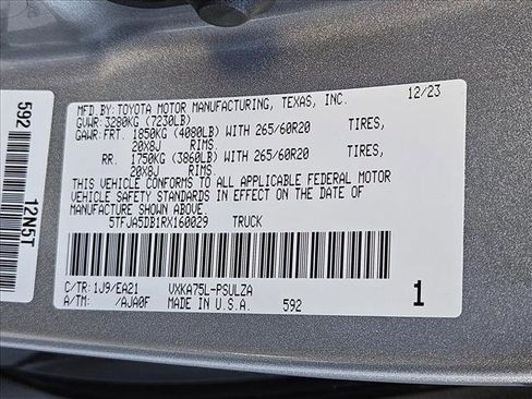 Used 2024 Toyota Tundra Limited image 22